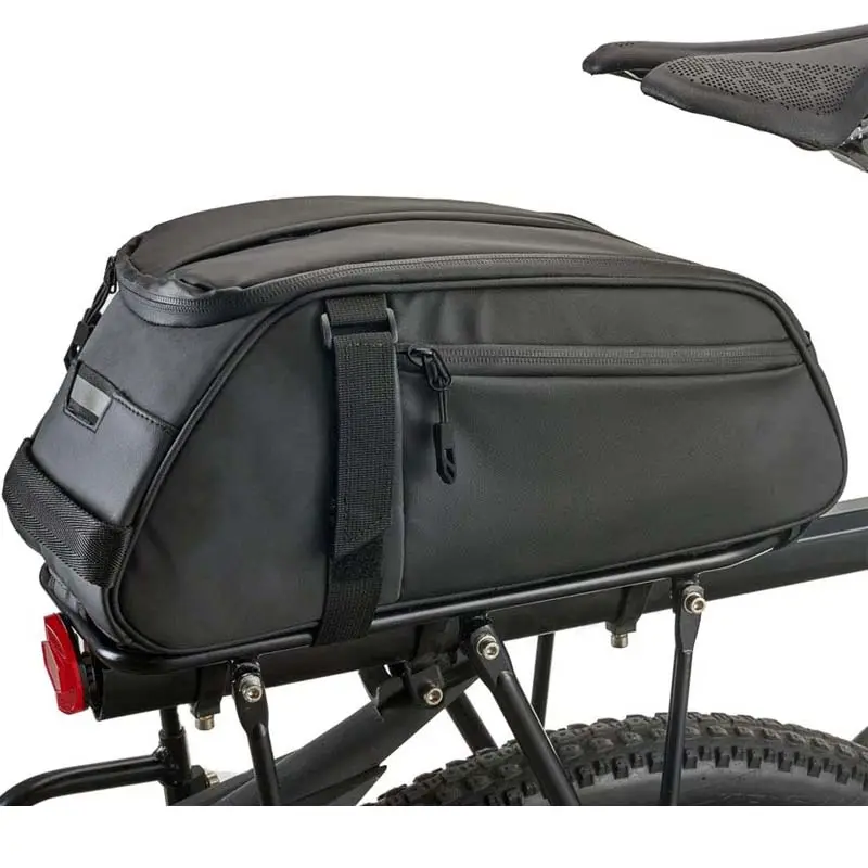 waterproof 8L bicycle rear rack bag eco design bike trunk bag with shoulder & hand strap