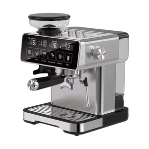 Machine à café semi-automatique professionnelle 20 bars avec broyeur intégré 1150W en acier inoxydable électrique pour expresso - Product Image 2