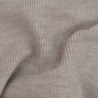 Tissu en maille côtelée extensible effet cachemire, en rayonne brossée, polyamide, nylon et élasthanne, idéal pour les cardigans et les pyjamas douillets d'automne