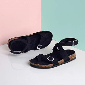 Ingrosso su misura nuovo Design della moda a buon mercato, scarpe Casual, cinturino con fibbia piatta, Sole <span class=keywords><strong>in</strong></span> <span class=keywords><strong>sughero</strong></span>, ultimo Design, sandalo con pantofola - Product Image 5