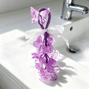 <span class=keywords><strong>Savon</strong></span> artisanal transparent en forme de papillon à l'huile de coco nourrissante, parfum lavande, faible irritation pour le soin de la peau adulte - Product Image 2