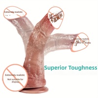 Dildo manuel en silicone souple, masturbateur féminin, pénis réaliste, jouet sexuel pour plaisir orgasmique, coffret