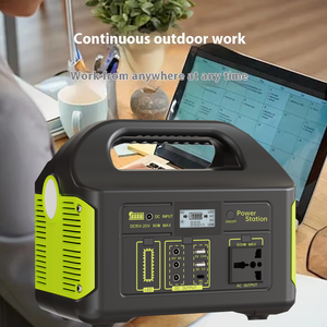 Portable 500W <b>Solar</b> Power Station <b>Generator</b> With MPPT Controller External Battery Eg0010Li Portable Power Station With <b>Solar</b> Eg0 - Product Image 5