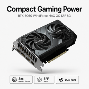การ์ดจอ GeForce RTX 5060 WindForce OC 8GB พัดลมคู่ SFF DLSS 4 Ray Tracing AI GPU สำหรับเล่นเกม PC ใหม่ PCI ระดับมืออาชีพ GeF - Product Image 3