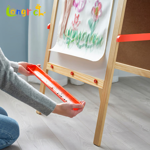 Pizarra Montessori para niños, pizarra magnética ajustable de doble cara para garabatos y garabatos - Product Image 3
