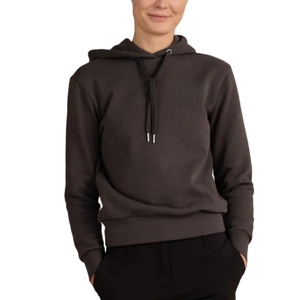 Sweat-shirts à capuche en tricot tendance pour femmes, de qualité supérieure, écologiques, de luxe, avec logo sur le devant, vente chaude, OEM personnalisé - Product Image 3