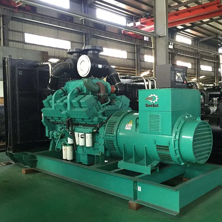 Shx 1000kw/1250kva điện nhà Máy điện làm mát bằng nước mở khung Máy phát điện diesel