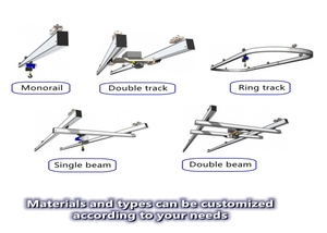 Kbk 1 t trên không cần cẩu hệ thống ánh sáng linh hoạt trên không cần cẩu với chuỗi Palăng treo cầu Trục - Product Image 6