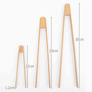 Pinze per Pane in Bambù con Finitura Liscia, Pinze per Toast, Clip per Pane per Cucina, Ristorante, Buffet Matrimoniale, Brunch, Caffè - Product Image 6