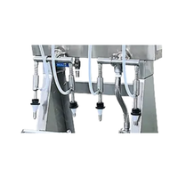 Produits à bas prix petite gravité 4 têtes machine de remplissage liquide vin whisky liqueur bouteille embouteillage machines de remplissage