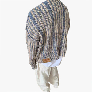 Pull Cleanfit Boy Advanced Sense, style coréen, automne-hiver, rétro, color block, col rond, tricot décontracté - Product Image 2