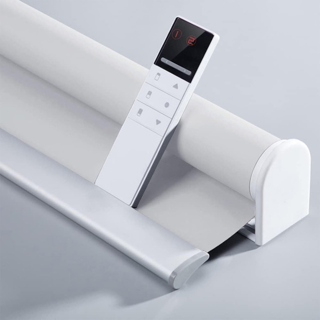Window Shades Electric Blackout Motorized Roller Blinds for Windows