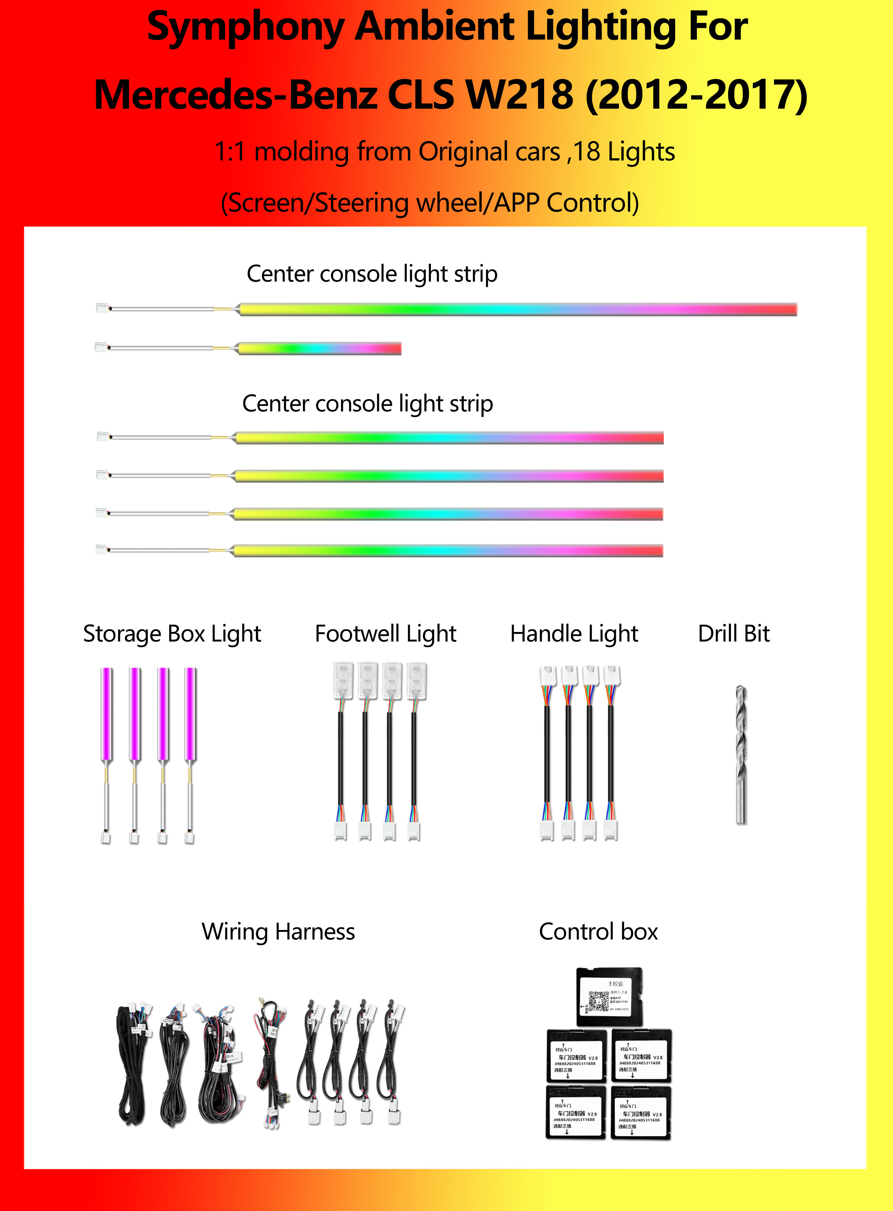 เมอร์เซเดส-เบนซ์ CLS W218 Symphony 18 ไฟ