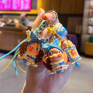 DIY Petit Pendentif Porte-clés en Forme de Personnage Étoile Perlé, Adorable Ornement de Sac, Jouet Poupée Modifiée en Forme de Particule, Unisexe - Product Image 6