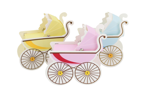 Caja de Regalo con Forma de Cochecito para Dulces, Caja de Chocolate para Baby Shower, Fiesta de Cumpleaños, Boda, Decoraciones con Temática de <span class=keywords><strong>Princesa</strong></span>, Recuerdo de Papel - Product Image 3