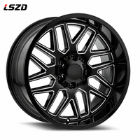 Jantes LSZD 20x10 Flow Formed 5x127 6x139.7 6x135 ET-19 Aggressive Stance pour Jeep Wrangler F150 Hilux
