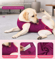 Combinaison de récupération réglable pour chien – Protection post-chirurgicale solide, gilet chirurgical, vêtement d'intérieur, sweat à capuche pour chien