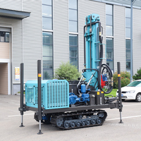 Machine de forage de puits d'eau 300m SM300, type chenillé diesel