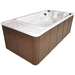 Piscina de Hidromasaje Exterior Climatizada Personalizada DSL <span class=keywords><strong>para</strong></span> 3 Personas |   <span class=keywords><strong>Jacuzzi</strong></span> de Burbujas Acrílico Sobre Suelo con Hidromasaje - Product Image 3