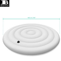 Vessie de couverture de bain à remous gonflable en PVC épaissi de 165cm, économie d'énergie thermique efficace, couverture de débordement de pluie protectrice