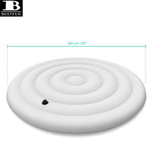 Vessie de <span class=keywords><strong>couverture</strong></span> de bain à remous <span class=keywords><strong>gonflable</strong></span> en PVC épaissi de 165cm, économie d'énergie <span class=keywords><strong>thermique</strong></span> efficace, <span class=keywords><strong>couverture</strong></span> de débordement de pluie protectrice - Product Image 5