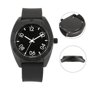 2022 Custom logo print strap silicon men slim 22mm 25mm band promotional wrist unisex plastic new black trend silicone watch