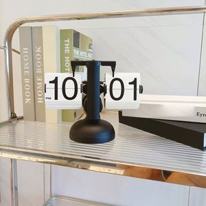 Retro Page Turning <b>Table</b> Digital Flip Desk&<b>Table</b> <b>Clock</b> - Product Image 5