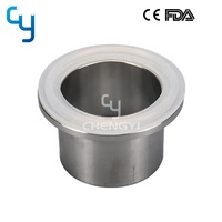 Joint d'étanchéité en silicone de qualité alimentaire, de haute qualité, sanitaire, à trois brides, en forme de ferrule