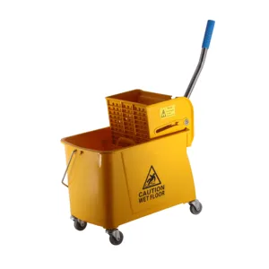 Mini Plastic Cleaning Bucket Mop Wringer Bucket 20L 24L