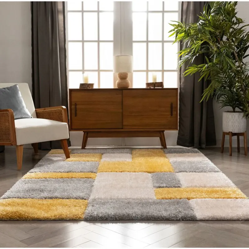 100% Polyester 3D Shaggy Rug Stocked Living Room Rugs 3D Shaggy Carpet And Rug
