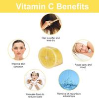 Vente chaude arôme vitamine C soins de la peau haute pression ion négatif pierre filtre pommeau de douche à main salle de bain robinet accessoires
