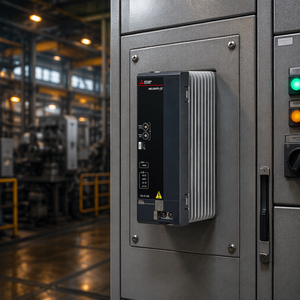 Amplificador MR-JET-70G de 0.75kW con Función de Seguridad STO Integrada, Monofásico/Trifásico 200-240VAC para Equipos de Automatización - Product Image 1
