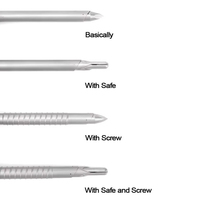 Trocart laparoscopique réutilisable multi-diamètres 3/5/10/12 mm pour laparoscopie et chirurgie vétérinaire
