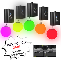 Système d'Éclairage Cinétique LED Balle Cinétique LED Disque LED Pleine Couleur