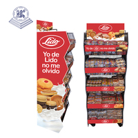 Bacs de stockage en fil métallique pour supermarchés, bacs de vente au détail, bacs en fil métallique empilables avec roulettes