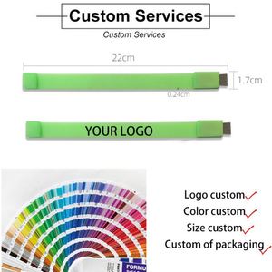 Custom Bracelets Promotional Gift Wristband Football Wristbands with Logo Wrist Band Silicone Bracelet with <b>USB</b> <b>Flash</b> <b>Drive</b> - Product Image 5