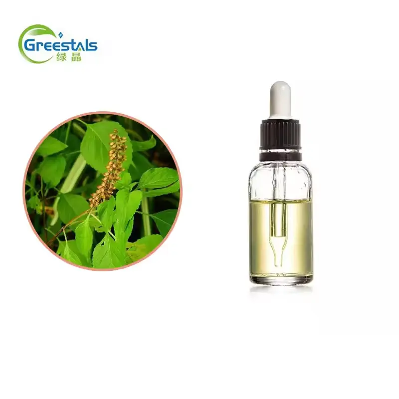 Massage Oil Natural Plant Extract 100% Pure Basil Oil Clove Basil Essential Oil for Skin