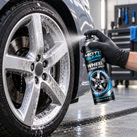 Nettoyant pour jantes MOTO GLEAM, formule spray et rinçage pour tout-terrain, 4x4, boue, sel et poussière de frein.
