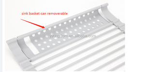 551-48A อาหารเกรดซิลิโคนเคลือบอเนกประสงค์ห้องครัวกว่าอ่างล้างจานม้วนขึ้นจานอบแห้งชั้นวาง - Product Image 3