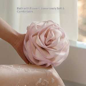 Cross-border PE Bath Ball Non-Shedding Extra-Large Durable Bath Sponge Perfect <strong>Scrubbing</strong> <strong>Back</strong> Made in China Model ZLF0062 - Product Image 2