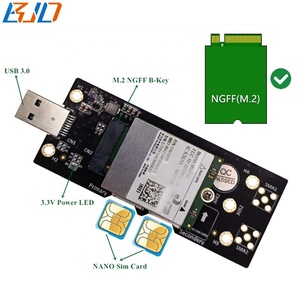NGFF <span class=keywords><strong>M</strong></span>.2 B-clave para USB3.0 Adaptador convertidor de tarjeta Dual NANO SIM ranura 3G 4G 5G LTE inalámbrico <span class=keywords><strong>m</strong></span>ódulo - Product Image 1
