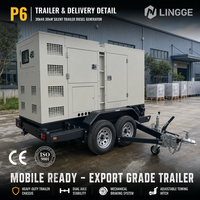 30kVA 30kW Geräuscharmes Dieselaggregat 3-Phasig 400V 50/60Hz Notstrom-Generator für Fabrik, Werkstatt und Heimgebrauch