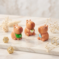 Schattige hars capibara figuurtjes Kawaii dieren verrassing verjaardag collectie playdough slime snoepautomaat speelgoed klauwautomaat prijs