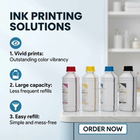Tinta Sublimasi Premium 5 Liter untuk Pencetakan Tekstil Transfer Panas CMYK 5L untuk Kepala Printer E Pson Xp600 I3200 Dx4 Dx5 4720 5113
