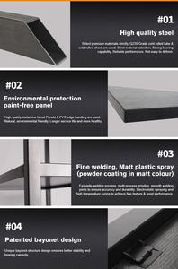 ชั้นวางเสื้อผ้าโลหะแบบแขวนสำหรับร้านค้าปลีกที่ทันสมัย ปรับแต่งได้ ขายส่งเฟอร์นิเจอร์ร้านเสื้อผ้าเหล็กสำหรับร้านค้าและโชว์รูม - Product Image 6