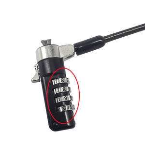 <span class=keywords><strong>Cable</strong></span> de seguridad antirrobo de acero Universal para portátil, bloqueo de ranura de cuña extraíble, con contraseña de 4 dígitos para DELL y portátil - Product Image 3