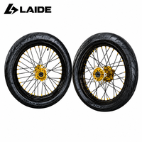 Kit de roues Supermoto Sur Ron Ultra Bee 17 pouces 17x2.5 17x3.5 avec pneus de route et chambres à air pour mise à niveau de moto électrique tout-terrain