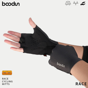 Gants de cyclisme Double Arrow, haute élasticité, respirants, absorbant les chocs, demi-doigts, gants de cyclisme professionnels - Product Image 2