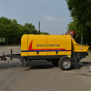 Pompe à béton sur remorque diesel HBTS30 avec une productivité élevée de 40 m/h pour les travaux de construction - Product Image 2