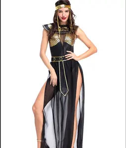 Venta al por mayor adulto sexy carnaval Halloween disfraz Mujeres Nuevo Egipto reina disfraz